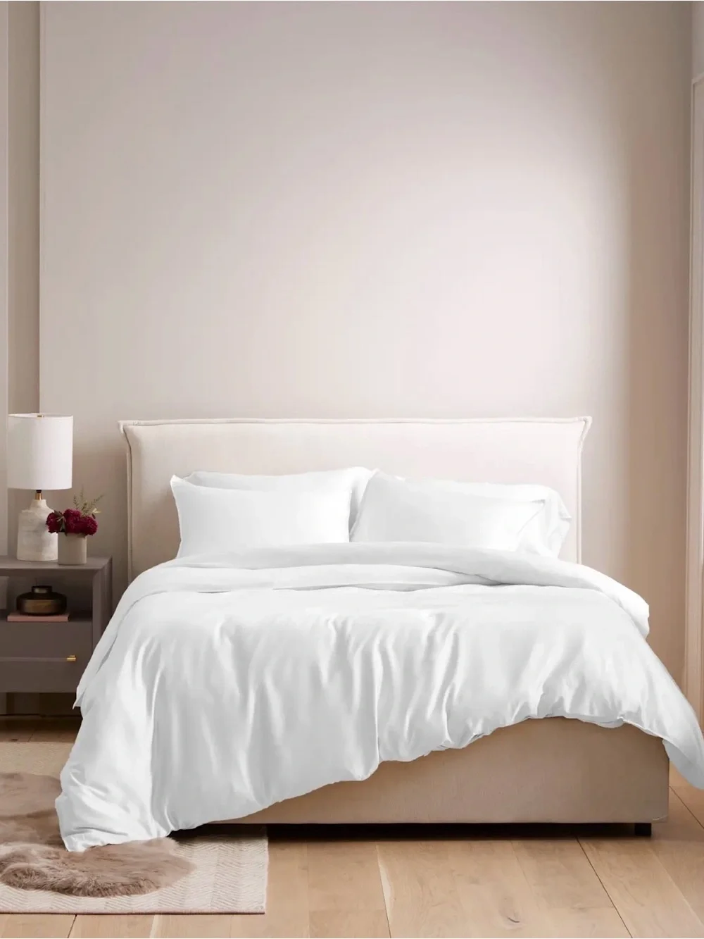 NWOT Quince White Bamboo Duvet Cover - Retails $124